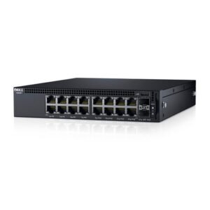 210-AIEK Dell Networking X1018 16-Port Managed Rack-Mountable Network Switch
