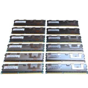 Dell 25PXJ 96GB PC3-10600 DDR3-1333MHz 2RX4 RDIMM ECC Memory Bundle