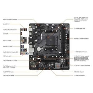 A520M-HDV – ASRock motherboard micro ATX Socket AM4 AMD