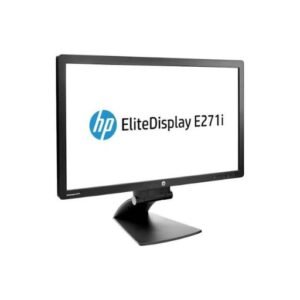 D7Z72AA – HP EliteDisplay E271i Black 27-inch 7ms 1920 X 1080 250 CD/M2 VGA DVI