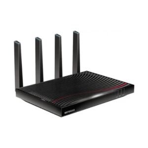 C7800-200NAS Netgear Nighthawk C7800 4 x Ports 1000Base-T LAN 3.2Gb/s IEEE 802.11a/n/ac 5GHz WiFi Cable Modem Router