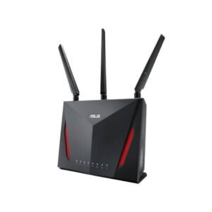 RT-AC86U ASUS IEEE 802.11ac Ethernet Wireless Router 2.40 GHz ISM Band 5 GHz UNII Band(1 x Internal) 2900 Mbit/s Wireless Speed 4 x Network Port 1 x B