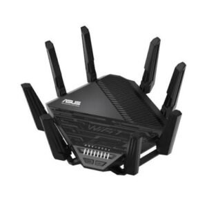 RT-BE96U ASUS Wi-Fi 7 IEEE 802.11be Tri Band 2.28GB/s 4 x Network 2 x Broadband 8 x Antennas Ethernet Wireless Router