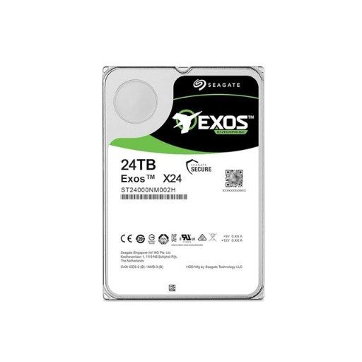 ST24000NM002H Seagate Exos X24 24TB 7200RPM SATA 3.5-Inch Hard Drive