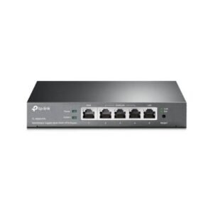 TL-R600VPN TP-Link SafeStream 1-Port GbE WAN + 1-Port GbE LAN + 3-Ports GbE LAN/WAN Gigabit Broadband VPN Router