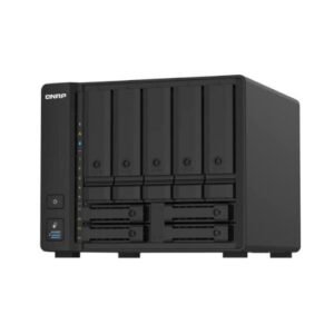 TS-932PX-4G-US QNAP 9-Bays 5 x 3.5-inch / 4 x 2.5-Inch SATA 4GB DDR4 RAM 2 x 2.5GbE RJ45 Ports High-Speed NAS Server