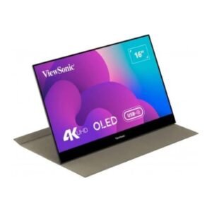 VX1655-4K-OLED Viewsonic 15.6-inch 3840 x 2160 60 Hz Portable OLED Monitor with 60W USB C and mini HDMI