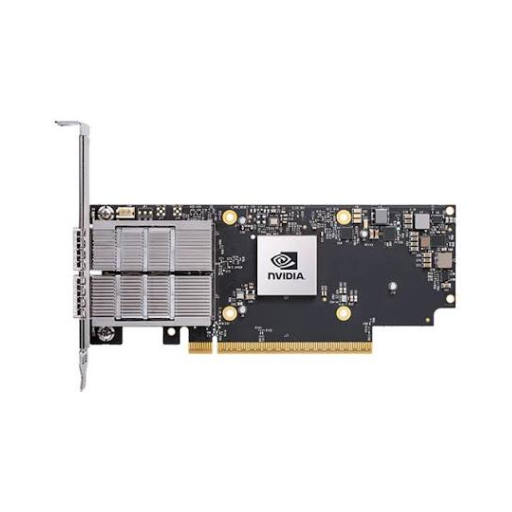 NVIDIA 900-9X7AH-0078-DTZ ConnectX-7 HHHL Adapter Card, 200GbE (Default Mode) / NDR200 IB Dual-Port QSFP112 PCIe 5.0 x16 with x16 PCIe Extension Option Crypto Disabled Secure Boot Enabled