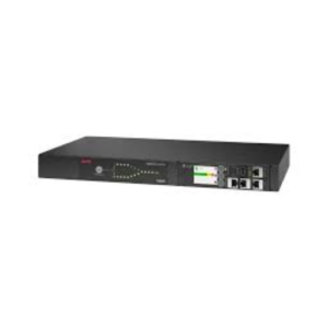 APC AP4452A Netshelter Rack Automatic Transfer Switch 1U, 20A 120V 2 L5-20 IN 10 5-20R OUT 50/60 Hz