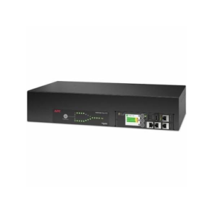 APC AP4453A NetShelter Rack Automatic Transfer Switch 2U 30A 120V 2 L5-30P IN 16 5-20R OUT 50/60Hz