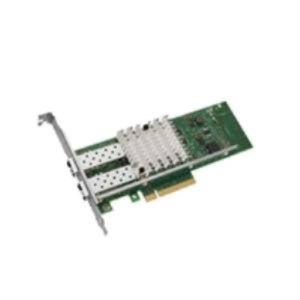 Intel G38004-002 X520-DA2 10 Gigabit Ethernet Server Adapter with both brackets in clamshell
