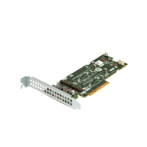 Dell DFXFM Emulex LPE32002-M2-D Dual Port 32GB Fibre Channel HBA With Full Height Bracket and SFPs.